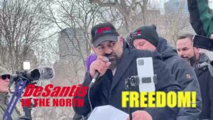DeSantis Speaks At Queens Park Freedom Rally
